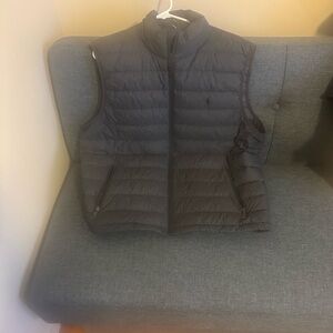Charcoal Gray Puffer Vest